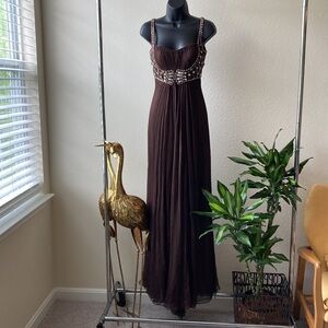 Pronovias Brown Cocktail Dress